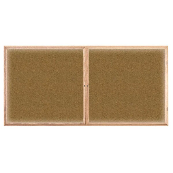 Open Faced Traditional Corkboard, 12x36"